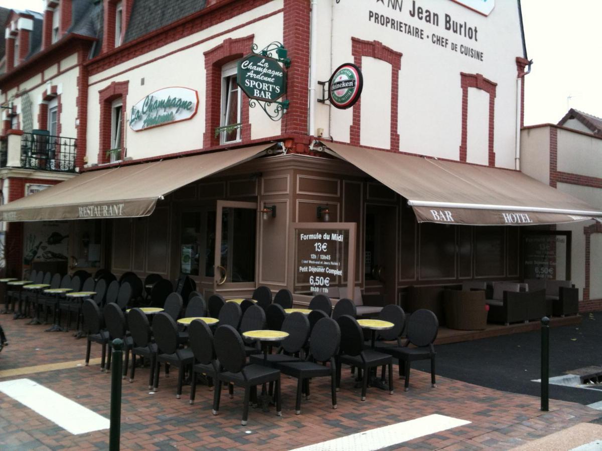 Hotel La Champagne Ardenne Cabourg Buitenkant foto